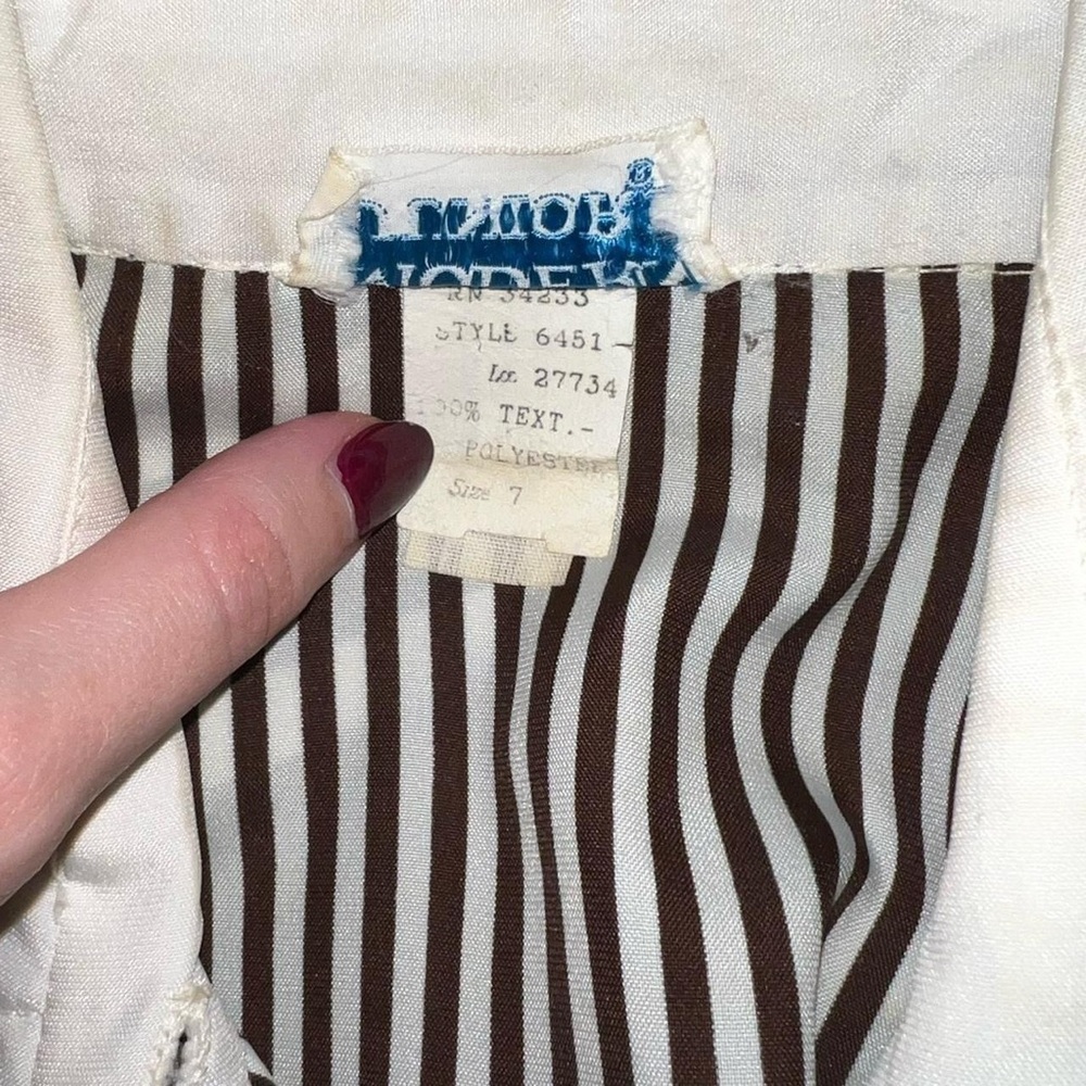 Vintage Striped Blouse - Picture 8 of 8